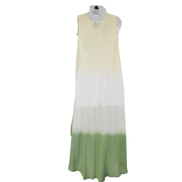 Sakkas Mia Butterfly Colorblock Caftan Dress Hi Low Multicolor One Size - Picture 2 of 7